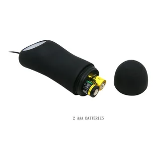 Plug anal silicone noir télécommandé 12 modes, autre vue 8