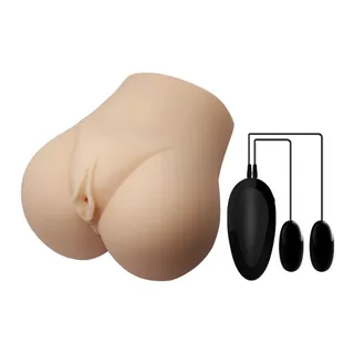 Masturbateur silicone réaliste double orifice, autre vue 3