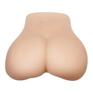 Masturbateur silicone beige deux canaux, autre vue 5