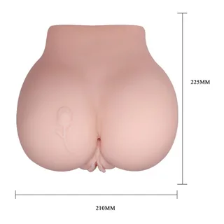 Masturbateur silicone chair deux canaux, autre vue 5