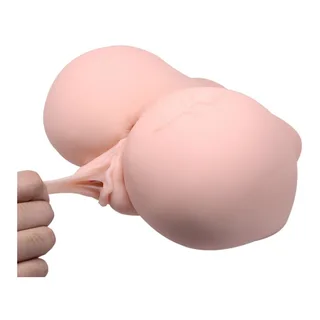 Masturbateur silicone chair deux canaux, autre vue 10