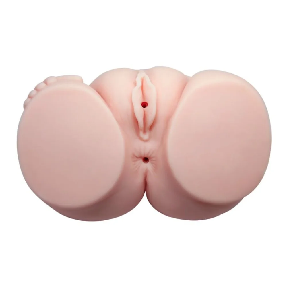 Masturbateur rose deux canaux réaliste, silicone, autre vue 3