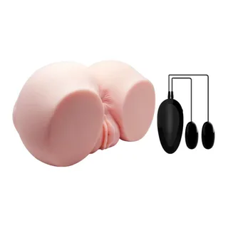 Masturbateur rose deux canaux réaliste, silicone, autre vue 4