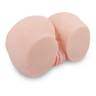 Masturbateur rose deux canaux réaliste, silicone, autre vue 13