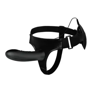 Myron Gode-Ceinture Creux Vibrant Pretty Love - détail de la texture - Noir