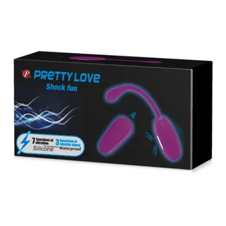 Œuf vibrant Pretty Love Shock Fun et sa télécommande