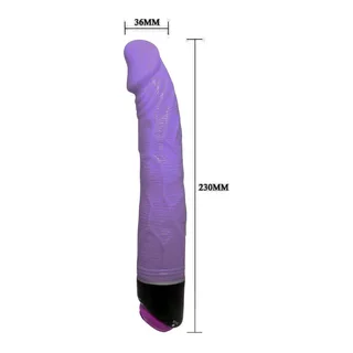 Vibromasseur réaliste Vibrateur Réaliste Adour Club 21 Baile - Lilas