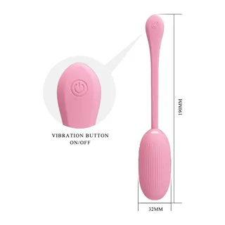 Œuf Vibrant Doreen Pretty Love - vue de profil - Rose