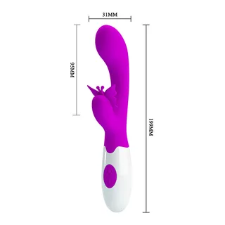 Vibromasseur Lapin Fonctions Baiser Pretty Love vue 10