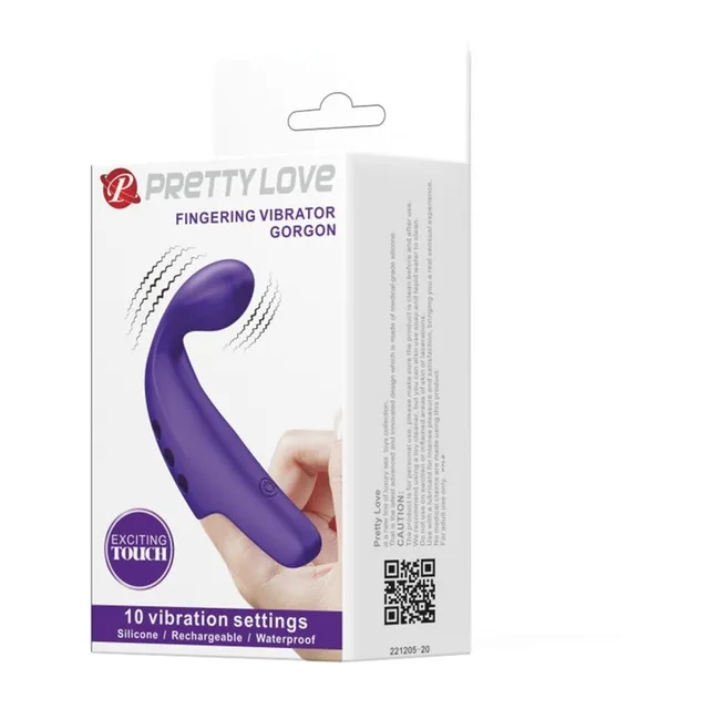 Gorgon Vibromasseur Doigt Rechargeable