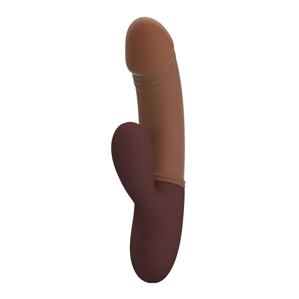 Vibromasseur point G silicone marron, rechargeable, autre vue 6