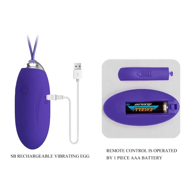 Œuf vibrant télécommandé Jenny