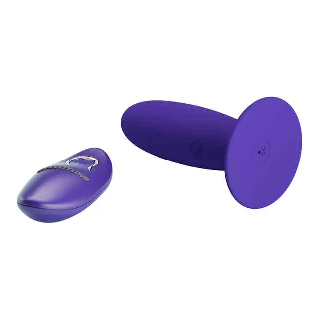 Plug Anal Vibrant Télécommandé violet