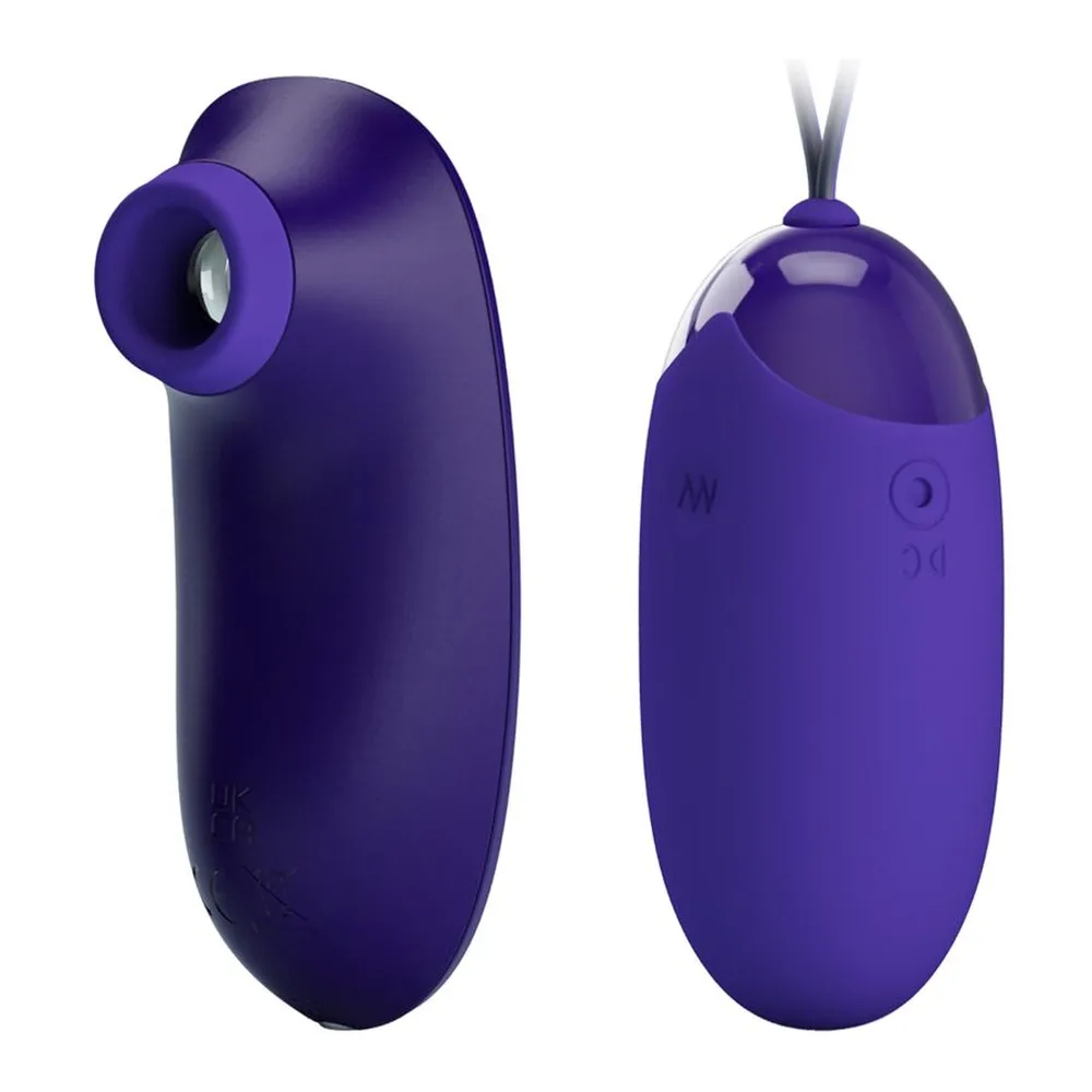 Œuf Vibrant Duo Pretty Love, rechargeable par USB