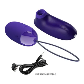 Stimulateur clitoridien Oeuf Vibrant Duo Pretty Love vue 6