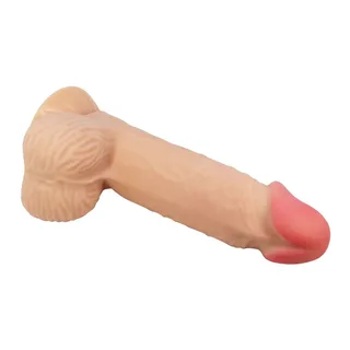 Sliding Skin Gode Réaliste à Ventouse Pretty Love - vue de profil