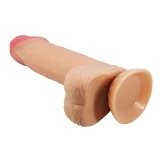 Sliding Skin Gode Réaliste à Ventouse Pretty Love - avec sa base