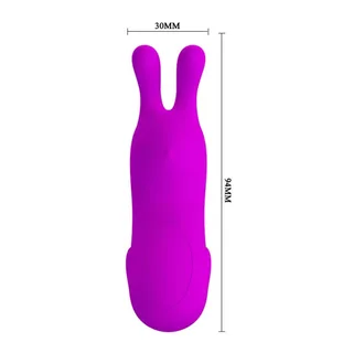 Vibromasseur Smart dé Rechargeable avec Lapin Pretty Love vue 5