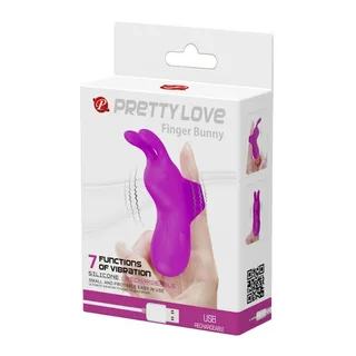 Vibromasseur Smart dé Rechargeable avec Lapin Pretty Love vue 6