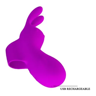 Vibromasseur Smart dé Rechargeable avec Lapin Pretty Love vue 7