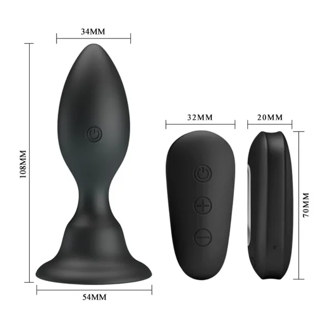 Plug Anal Télécommande Vibration