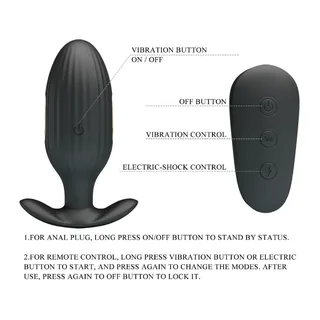 Vibrateur Anal Rechargeable Pretty Love vue 3
