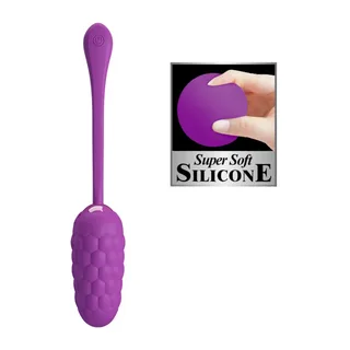 Œuf Vibrant Texturé Pretty Love - accessoires fournis - Violet