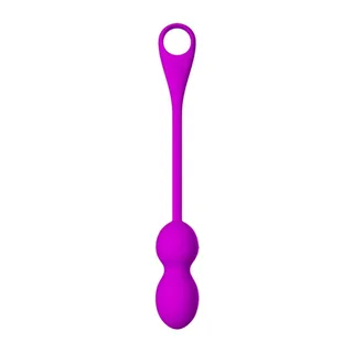 Balles Vibrantes Rechargeables Elvira Pretty Love - accessoires fournis - Violet