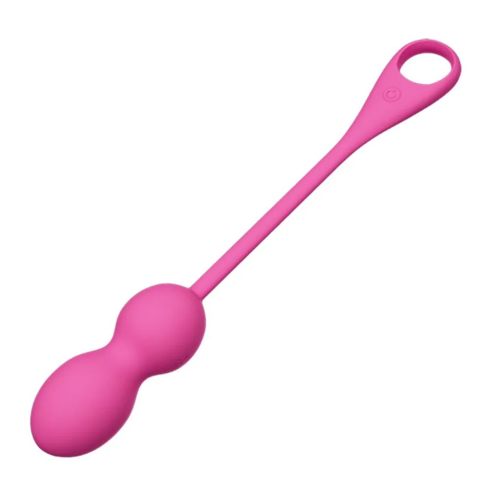 Balles Vibrantes Rechargeables Elvira Pretty Love - avec sa base
