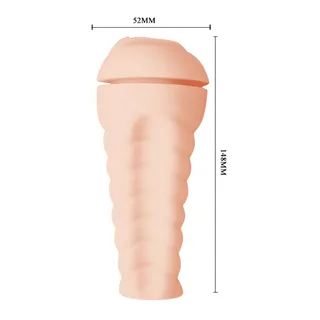 Masturbateur gaine amovible, étui blanc, base eau, autre vue 5