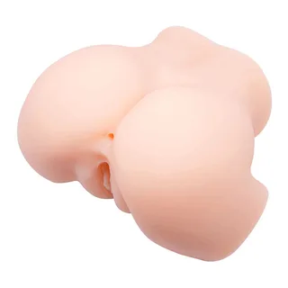 Masturbateur double entrées silicone chair, vibrant, télécommande, autre vue 11