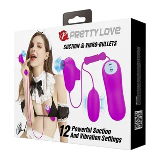 Bullet Vibrant avec Ventouse Pretty Love, de la marque Pretty Love