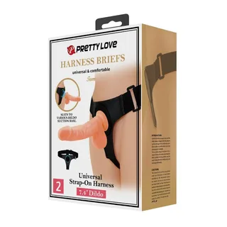 Tom Harnais Universel avec Gode Pretty Love - accessoires fournis