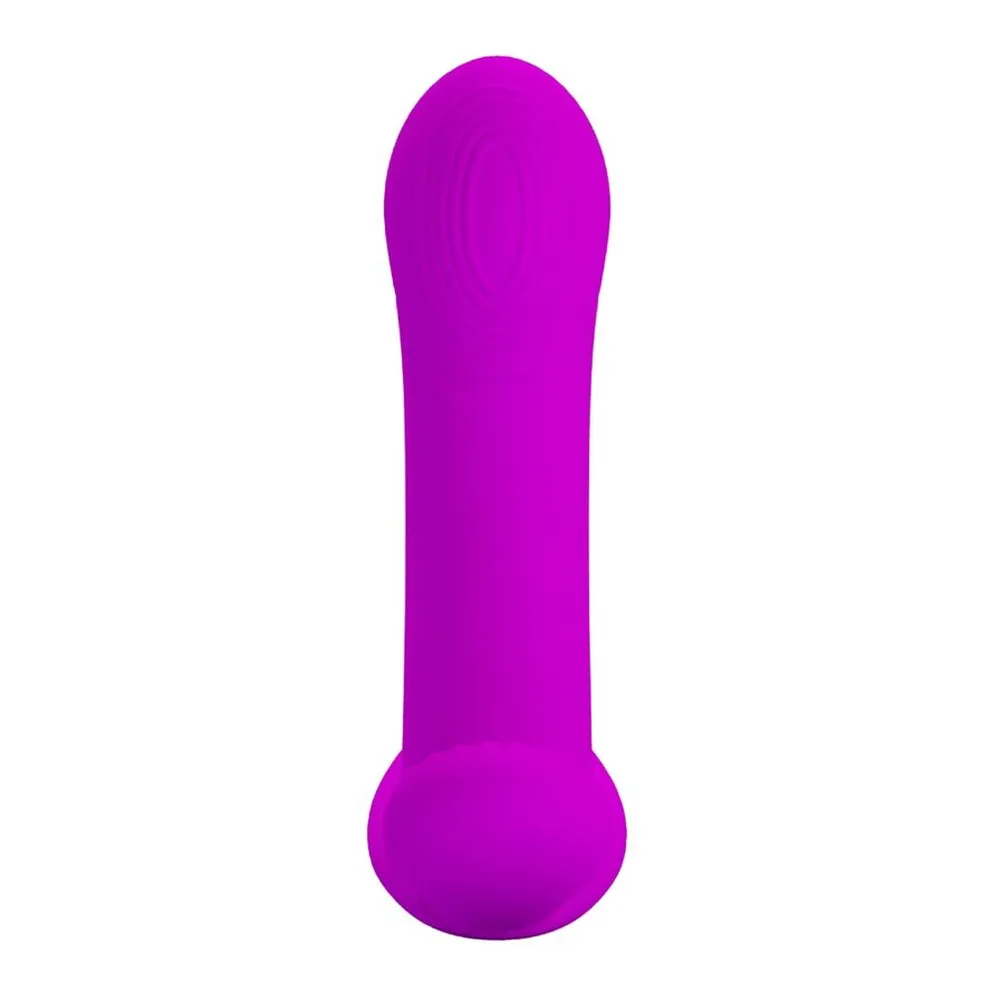 Stimulateur clitoridien silicone magenta rechargeable, autre vue 4