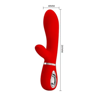 Vibrateur Multifonction G-spot Thomas Pretty Love - avec son échelle de taille