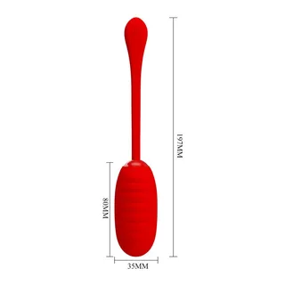 Œuf Vibrant Kirk Pretty Love - avec sa base - Rouge