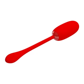 Œuf Vibrant Julius Pretty Love - avec sa base - Rouge