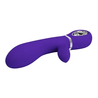 Vibrateur Multifonction G-spot Thomas Pretty Love - avec sa base - Violet