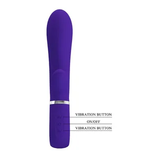 Vibrateur Multifonction G-spot Thomas Pretty Love - vue de dos - Violet
