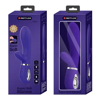 Vibrateur Multifonction G-spot Thomas Pretty Love - détail de la texture - Violet
