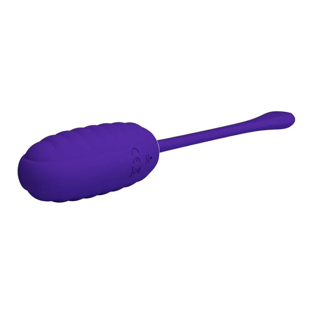 Détail de la surface de l'œuf vibrant Kirk Pretty Love, coloris lilas