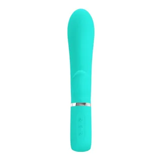 Vibromasseur point G Vibrateur Multifonction G-spot Thomas Pretty Love - Vert d'eau