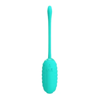 Œuf Vibrant Kirk Pretty Love - détail de la texture - Vert d'eau