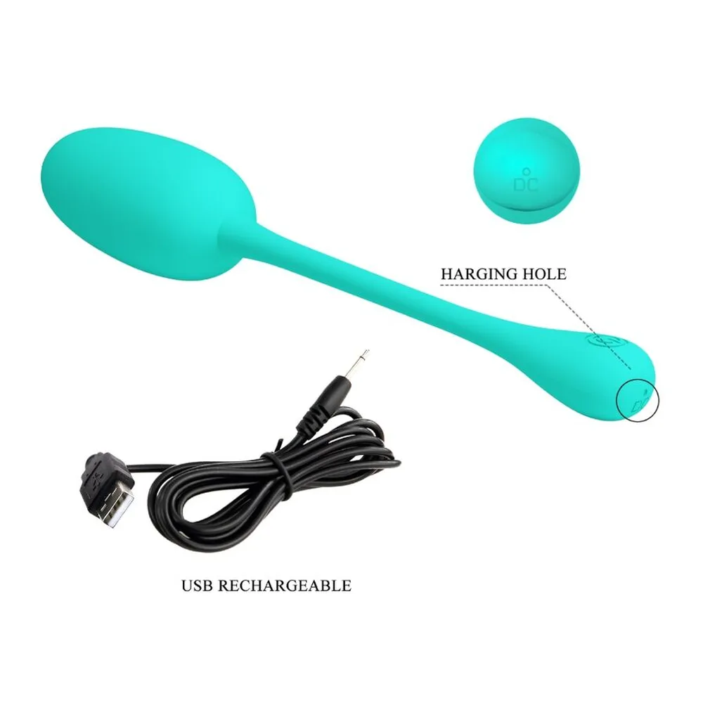 Œuf Vibrant Knucker Pretty Love, rechargeable par USB (8)