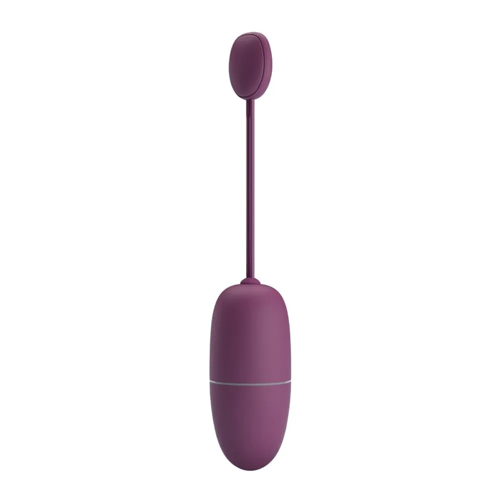 Œuf Vibrant Nymphe Pretty Love, coloris lilas, vu de face en pied