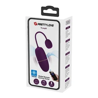 Œuf Vibrant Nymphe Pretty Love, connecté, coloris lilas