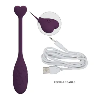 Œuf Vibrant Fisher Pretty Love - avec sa base