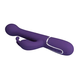 Vibromasseur rabbit Vibrateur Lapin Dejon Perles Rotatives Pretty Love - Violet