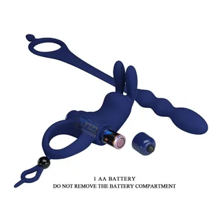 Plug anal Ayad Anneau Vibrateur Lapin Pretty Love vue 5