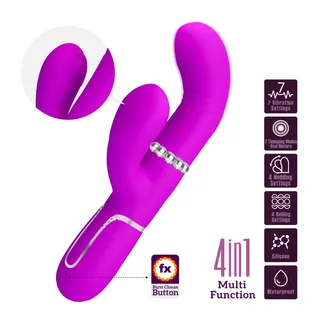 Vibrateur Multifonction G-spot Pretty Love - vue de profil